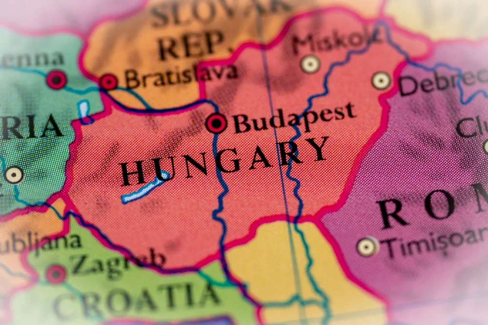 Hungary map